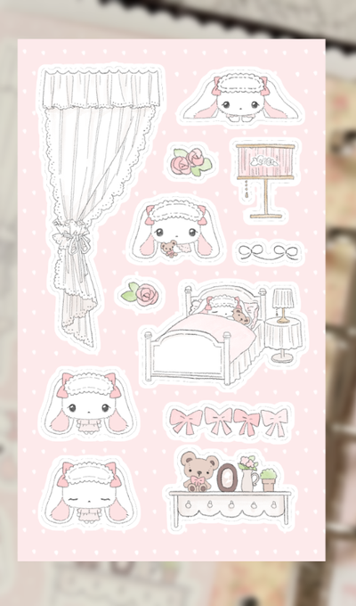 Sweet Lily Good Night Lily Sticker