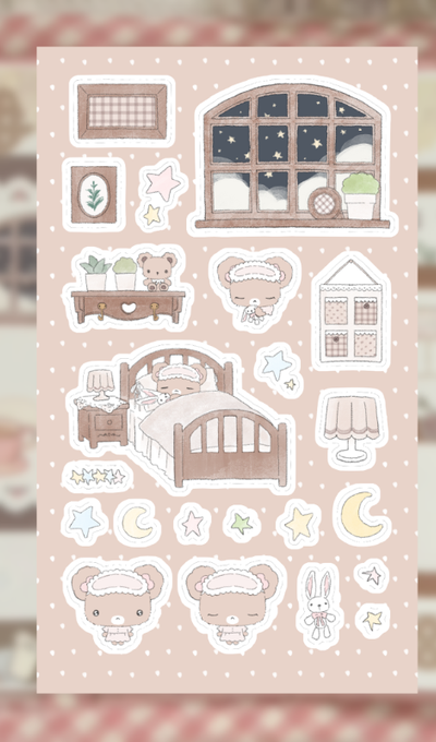 Sweetly Lily Goodnight Chew Chew Sticker