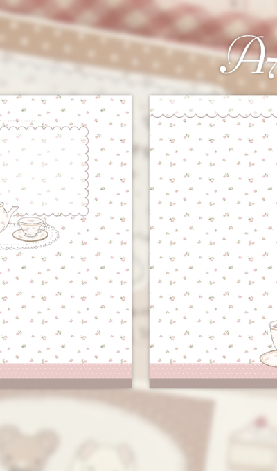 Sweet Lily Mini Tea Time A7 Refill Pages