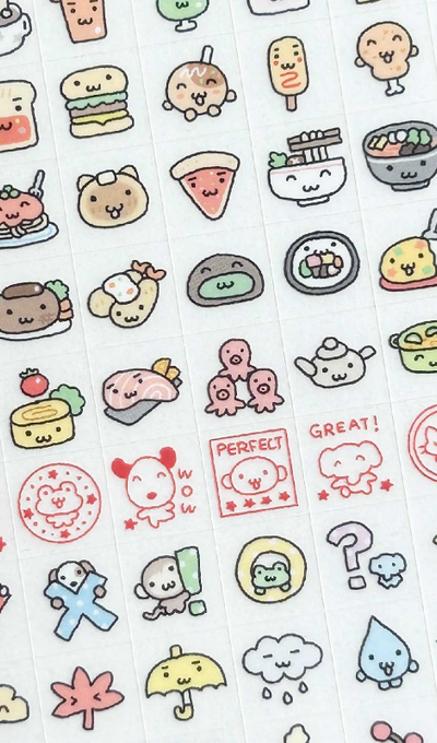 Deco Boko Clear Diary Sticker