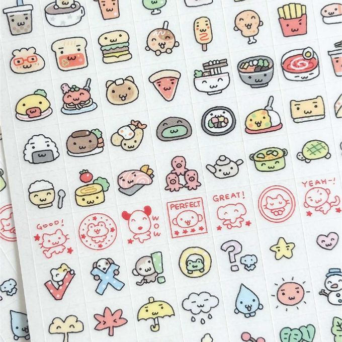 Deco Boko Clear Diary Sticker