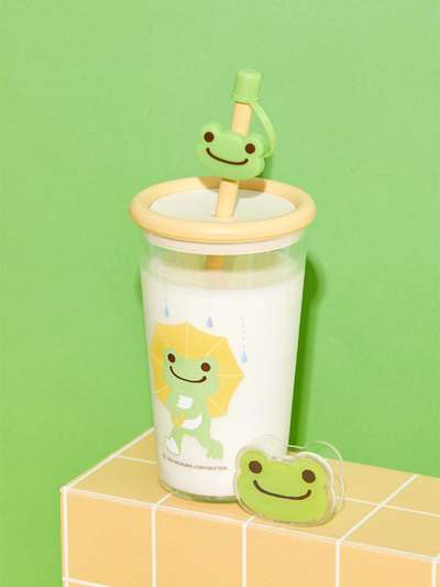 Pickles the Frog Straw Cap Tumbler