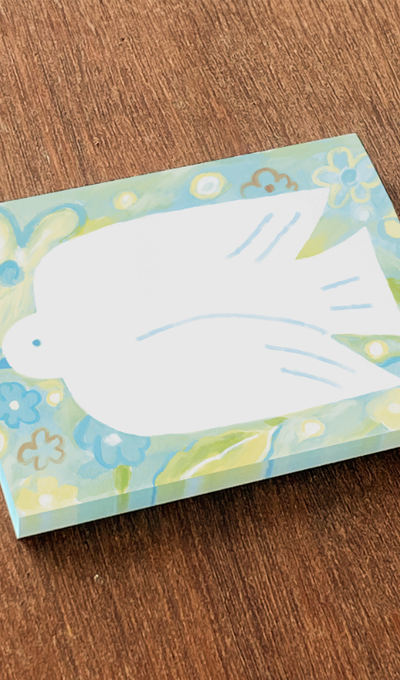 Fmong Summer-Dividing Bird Memo Pad