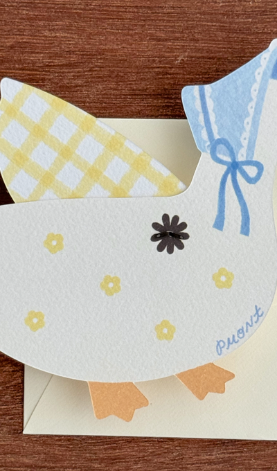 Fromong Duck Articulated Doll Letterpress Paper