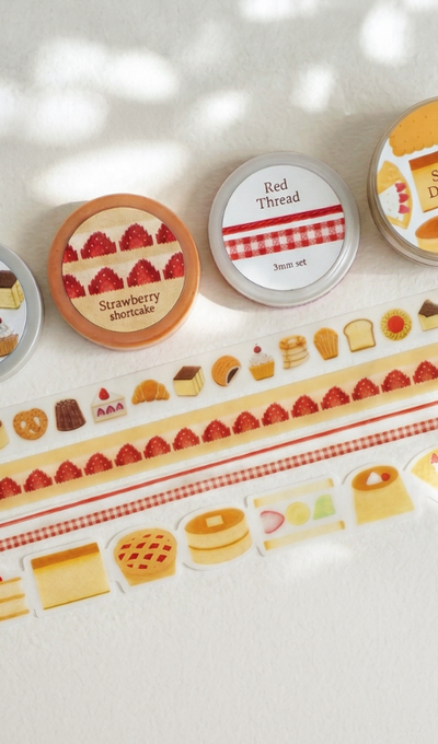 Fromong Bobbin Masking Tape Set: Dessert