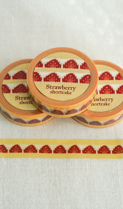 Fromong Strawberry Cake Masking Tape