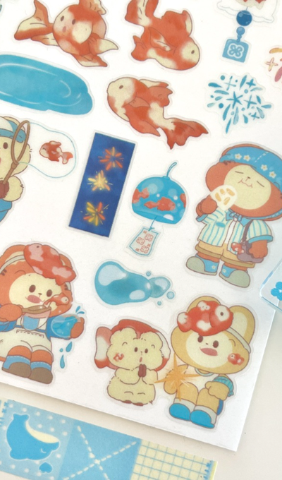 Studio Chongchong Summer Goldfish Festival Sticker