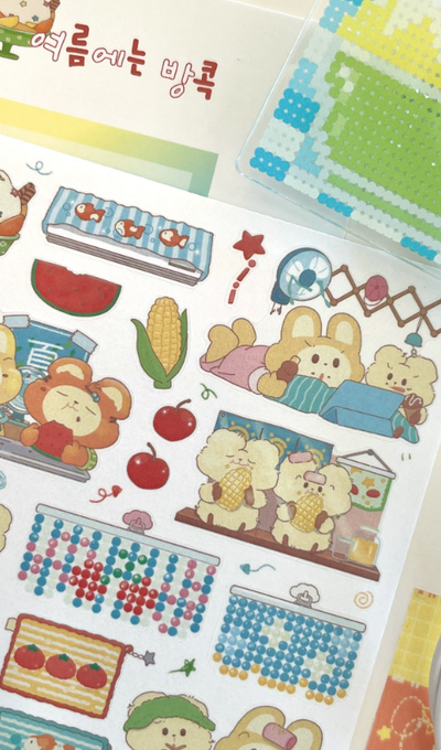 Studio Chongchong Summer Stay-Home Sticker