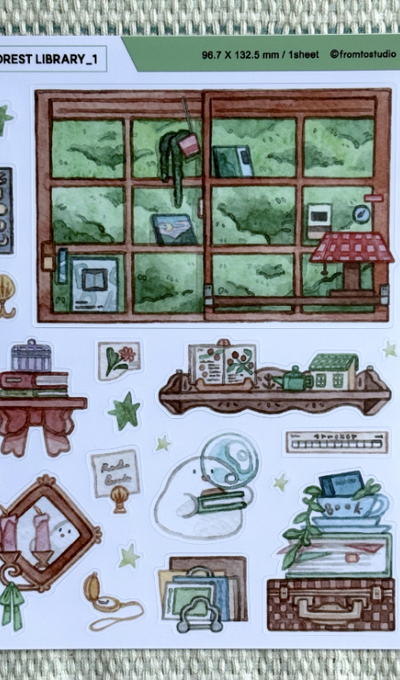 From Two Studio Forest Library_1 Sticker