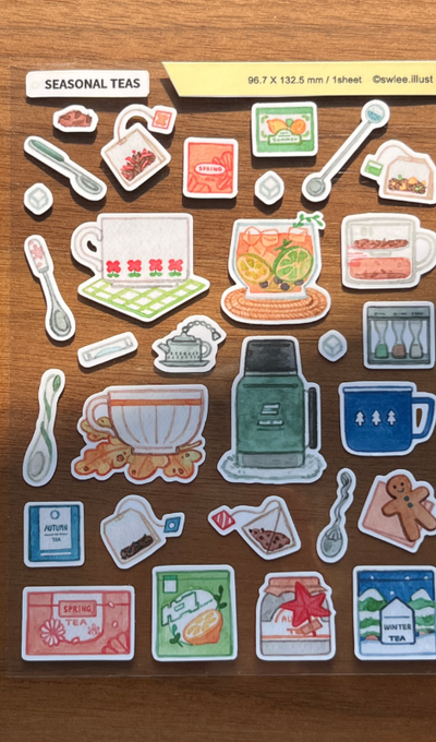 From Two Studio Seasonal Teas Sticker