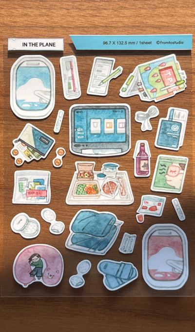 From Two Studio In the Plane Sticker