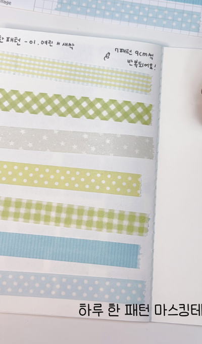 Sofu One Pattern a Day Masking Tape 5 Types
