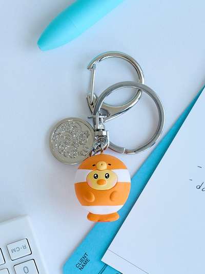 Line Friends Mini Minini Under the Pool Sally Minini Figure Keyring
