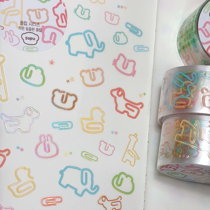 Soofu Little Zoo Kiss-cut Tape