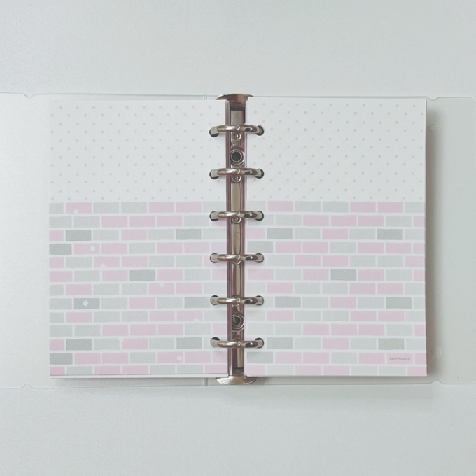 Frost Flower A7 Dot Stone Wall Refill Paper 2 Types