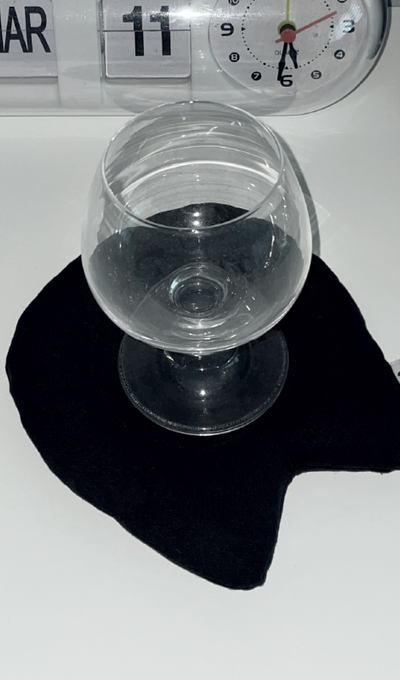 We Are the Peng Aeyong Cushion Coaster - Black