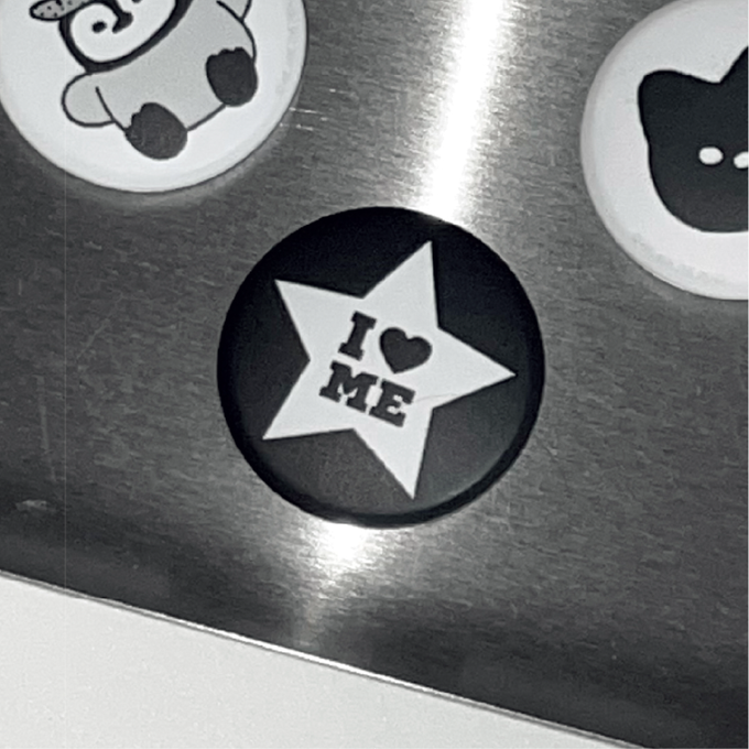 We Are The Penguin I ♥ ME Pin Badge