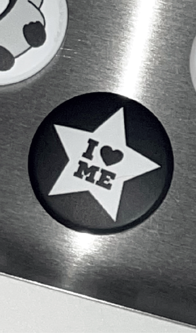 We Are The Penguin I ♥ ME Pin Badge