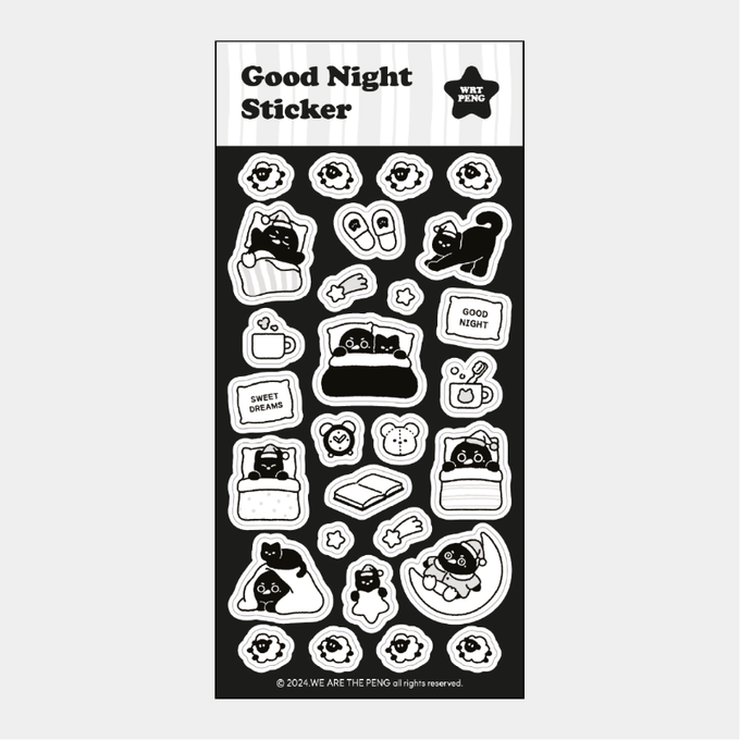 We Are The Peng Good Night Sticker