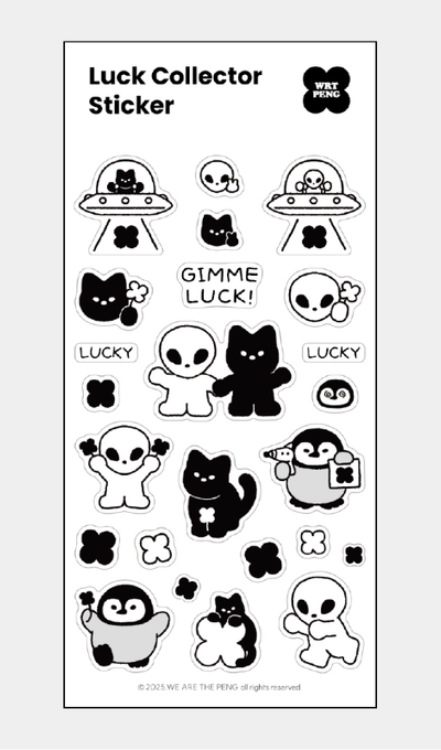 We Are The Penguins Lucky Collector Sticker