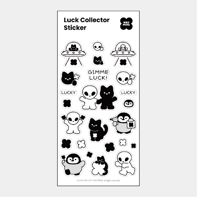 We Are The Penguins Lucky Collector Sticker