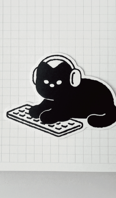 We Are the Peng Keyboard Meow Removable Piece Sticker