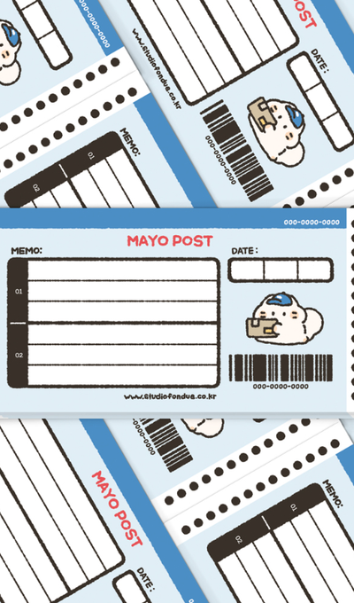 Studio Fondue Mayopost Memo Notepad
