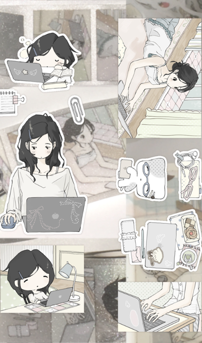 Sosohihi Notebook Kiss-Cut Tape