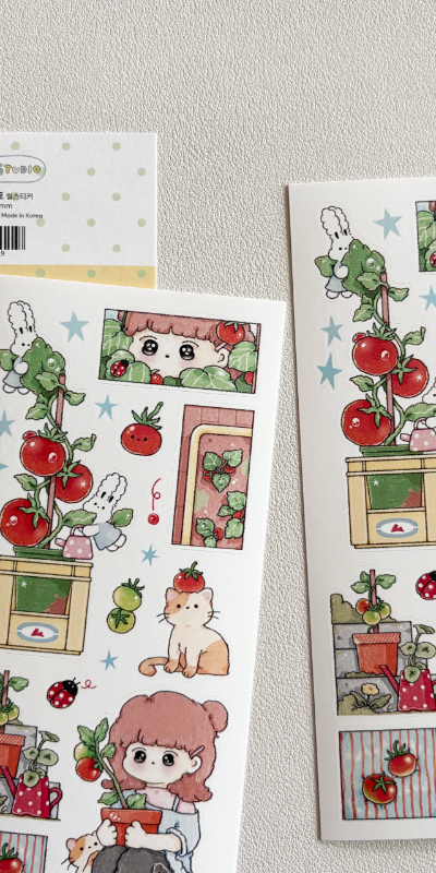 Hey O O Studio Droplet Tomato Sticker