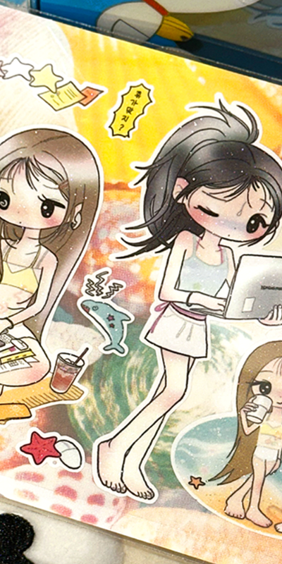 Nana's Mood I Came to the Sea Sticker