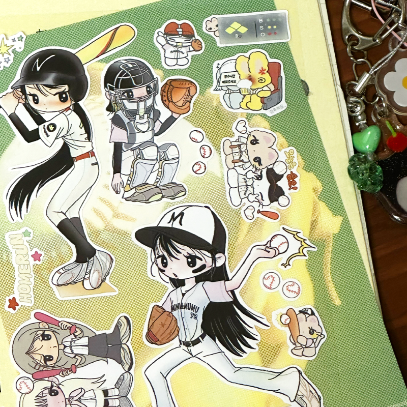 Nana Smood Hit, Throw, and Run Sticker