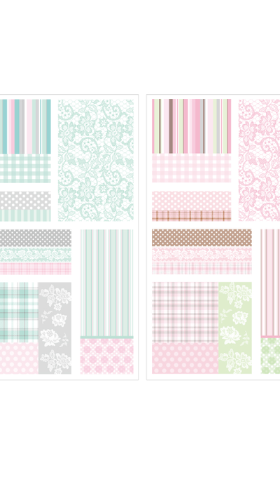 Pearly Button Swatch Die-Cut Matte Paper Sticker Pack