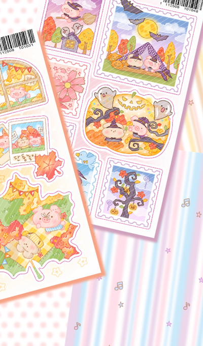 Dear My Ha Creepy Autumn Sticker Pack