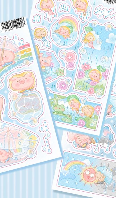 Dear My Ha Raindrop Sticker Pack