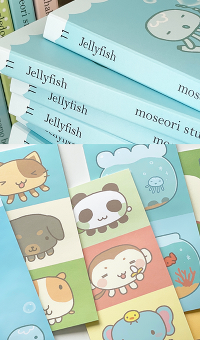 Mosuri Studio Jellyfish Memo Notebook