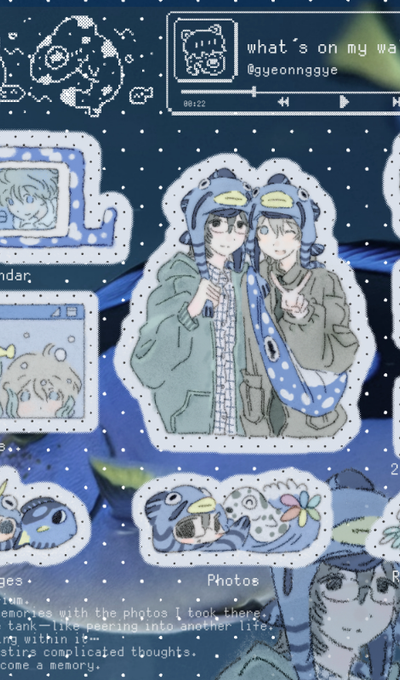 Border What's On My Wallpaper Sticker