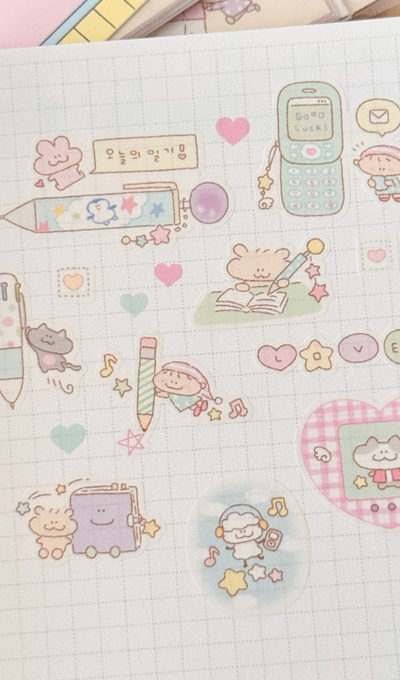 Heartship Studio Today's Diary Kiss-Cut Tape Renewal