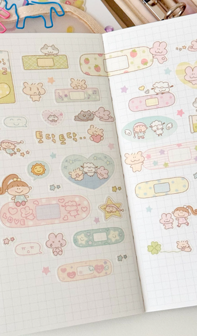 Heart Ship Studio Tap Tap Bandage Kiss-Cut Sticker