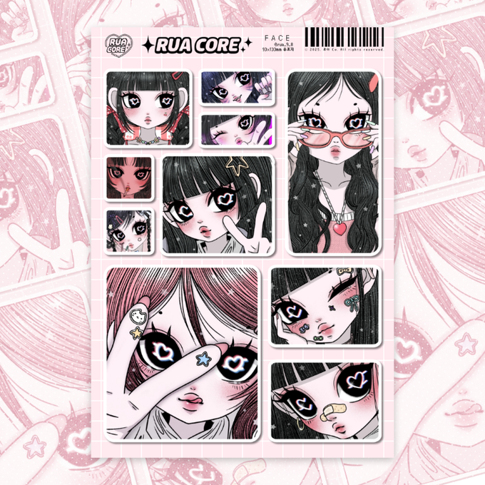 Lúa FACE Sticker