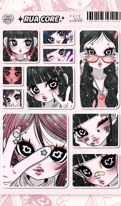 Lúa FACE Sticker