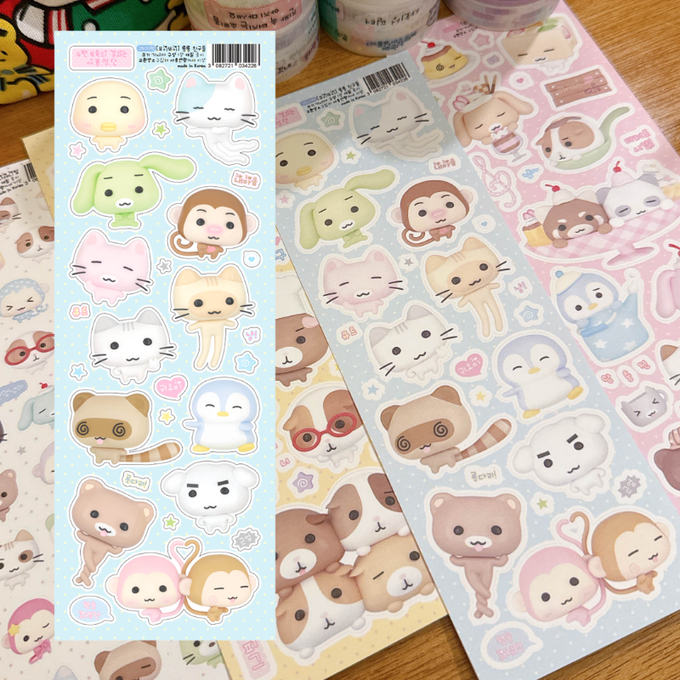 Moitoi Long Long Friends Sticker