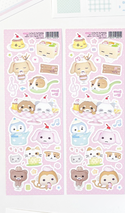 Moittoi Animal Cafe Sticker