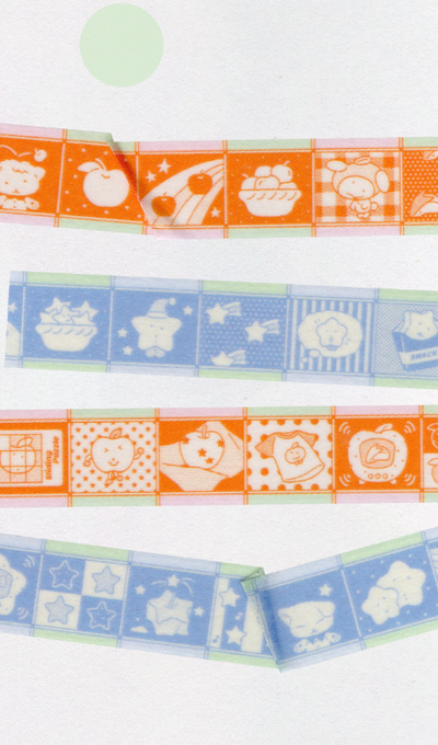 Kaeki Apple Bite / Star Drop Masking Tape