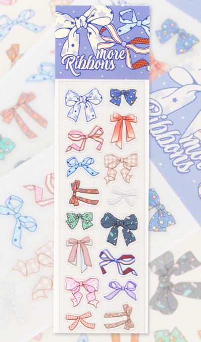 Cake Ribbon Full Seal Stickers