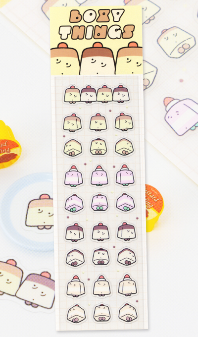Keiki Square Buddies Seal Stickers