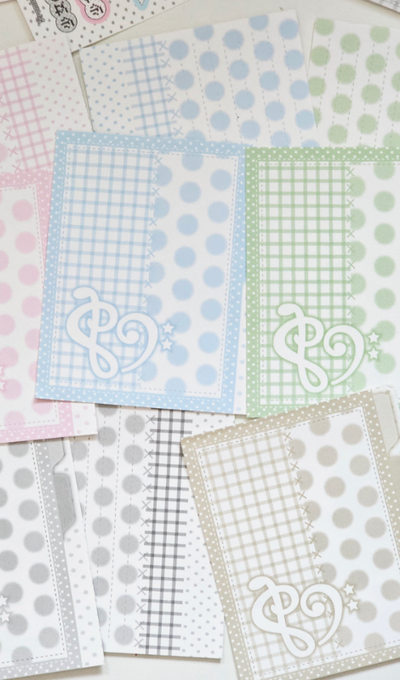 Fromland Polka File Imitation Paper Sticker