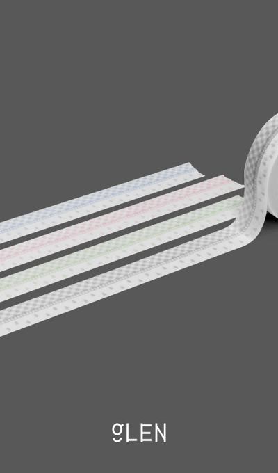 Glen Fabric Double-Layer Masking Tape