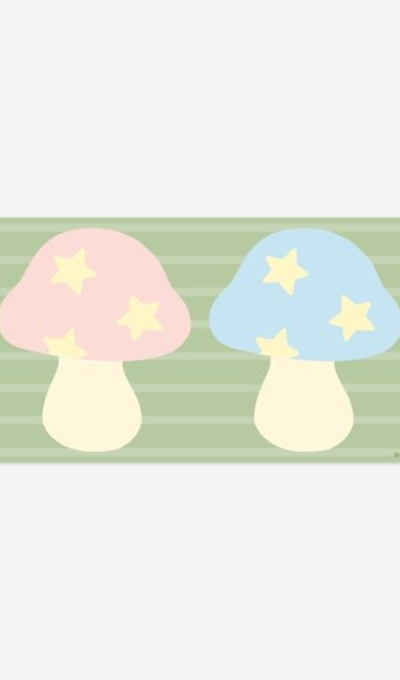 Uoko Mini Memo Pad - Star Mushroom