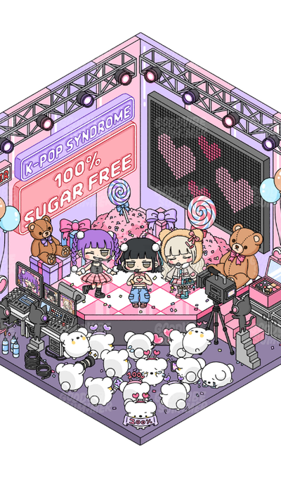 GOODVIBESUMMER K-pop Syndrome Sticker