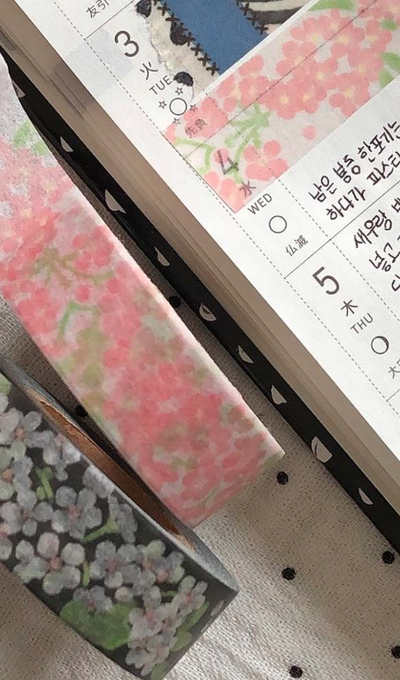 Yoongu Cherry Blossom Masking Tape 2 Type
